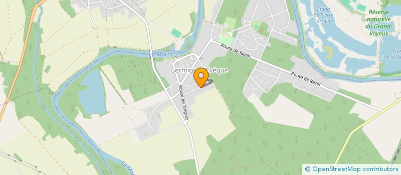 localisation de l'entreprise LOICHRI 1  GERMIGNY-L'EVEQUE