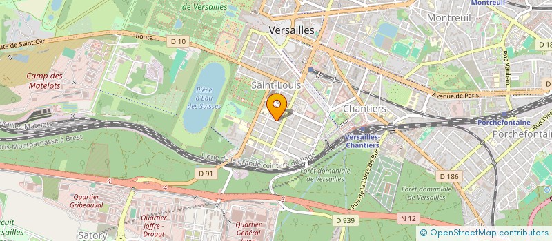localisation de l'entreprise LOICINVEST à VERSAILLES