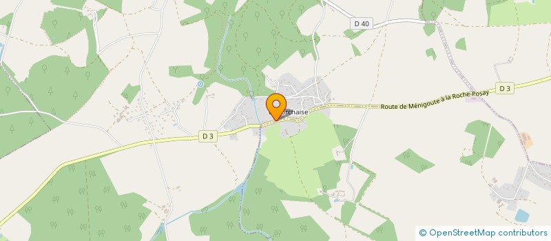 localisation de l'entreprise LOIGET & FILS à BERUGES