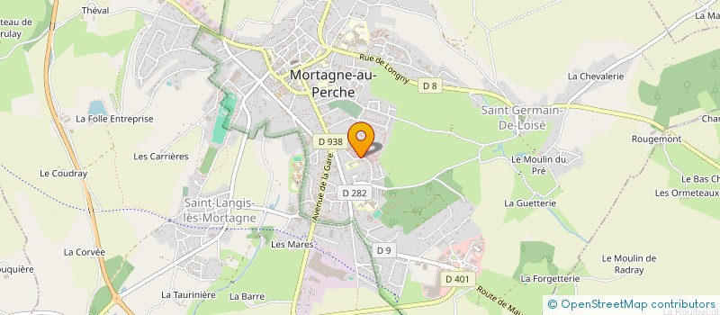 localisation de l'entreprise LOIGNARD-CARRE à MORTAGNE-AU-PERCHE