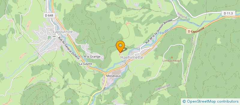 localisation de l'entreprise LOING ENERGIES  LAPOUTROIE