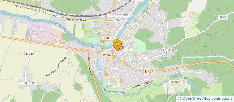 localisation de l'entreprise LOINTIER à LA FERTE-SOUS-JOUARRE