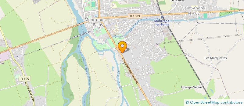 localisation de l'entreprise LOIO FONT DE FILLOL  MONTROND-LES-BAINS