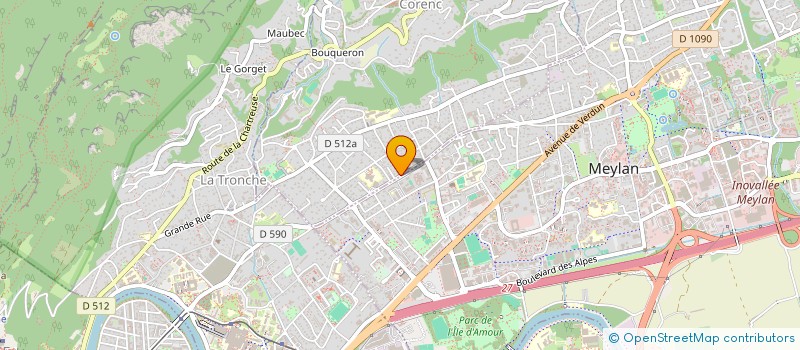 localisation de l'entreprise LOIODICE EVOLUTION  CORENC