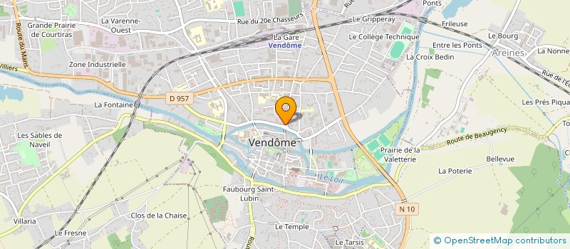localisation de l'entreprise LOIR EVENEMENTS  VENDOME