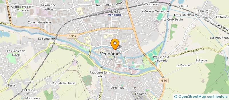 localisation de l'entreprise LOIR IMMOBILIER à VENDOME