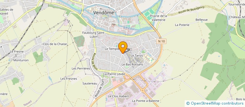 localisation de l'entreprise LOIR JAZZ BAND à VENDOME