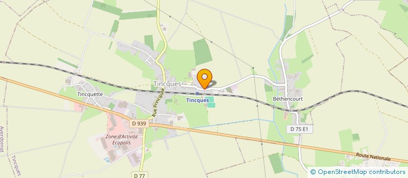 localisation de l'entreprise LOIR RECYECO  TINCQUES
