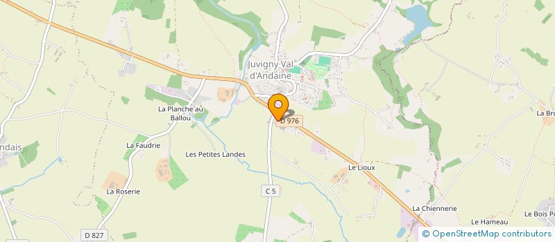localisation de l'entreprise LOIR SARL à JUVIGNY VAL D'ANDAINE