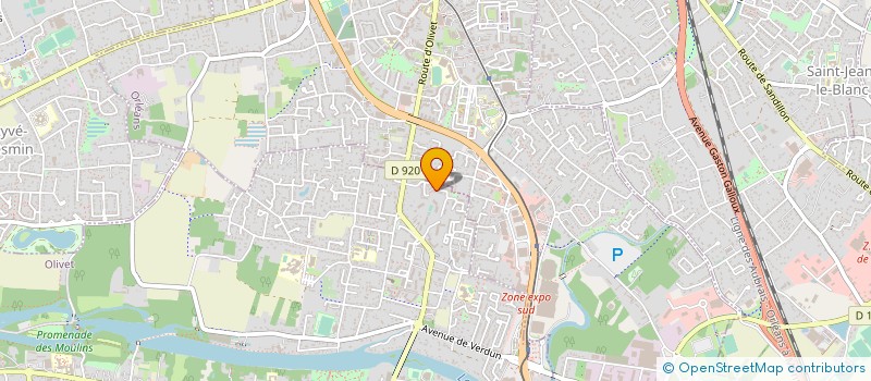 localisation de l'entreprise LOIR&SOLS à OLIVET