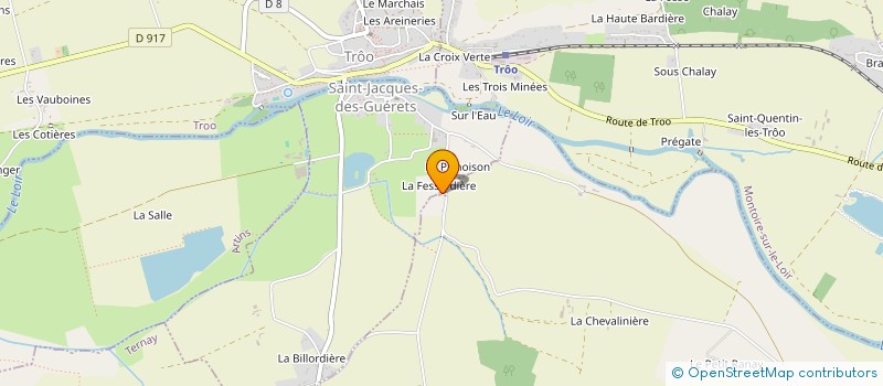 localisation de l'entreprise LOIR TP  SAINT-JACQUES-DES-GUERETS