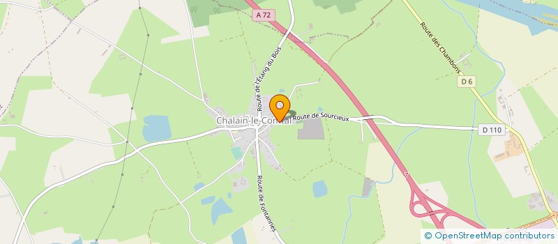 localisation de l'entreprise LOIRE ACTION CHAROLAISE à CHALAIN-LE-COMTAL