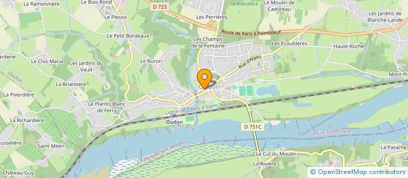 localisation de l'entreprise LOIRE ACTIVITES CREATION (L.A.C.)  OUDON