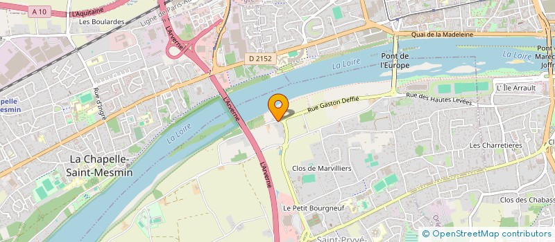localisation de l'entreprise LOIRE ADVENTURES  SAINT-PRYVE-SAINT-MESMIN