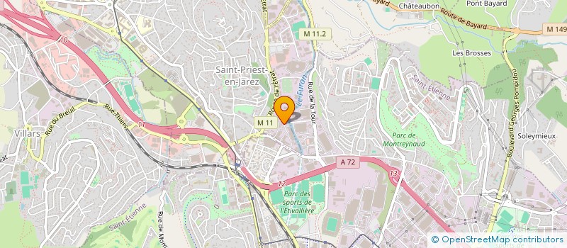 localisation de l'entreprise LOIRE AIR PUR  SAINT-PRIEST-EN-JAREZ