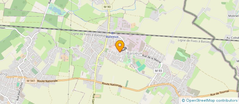 localisation de l'entreprise LOIRE-AMOR TEBA  BAISIEUX