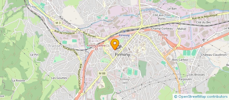 localisation de l'entreprise LOIRE ASSURANCES  FIRMINY