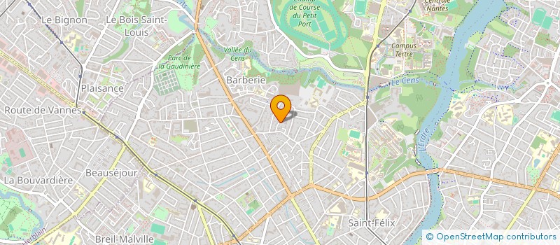 localisation de l'entreprise LOIRE ATLANTIQUE à NANTES