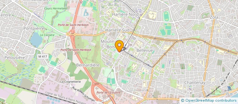 localisation de l'entreprise LOIRE-ATLANTIQUE-MALI-NANTES-ATLANTIQUE à SAINT-HERBLAIN