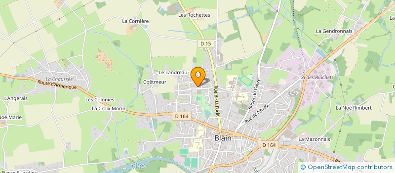 localisation de l'entreprise LOIRE ATLANTIQUE RENOVATION  BLAIN