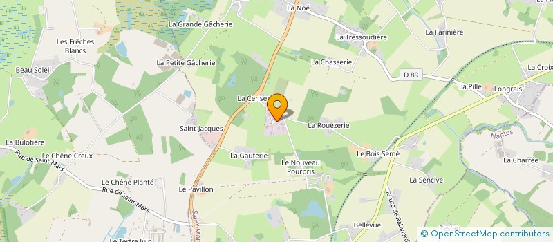 localisation de l'entreprise LOIRE ATLANTIQUE TOITURES à SAINT-MARS-DU-DESERT