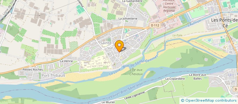 localisation de l'entreprise LOIRE AUTO-ECOLE  SAINTE-GEMMES-SUR-LOIRE
