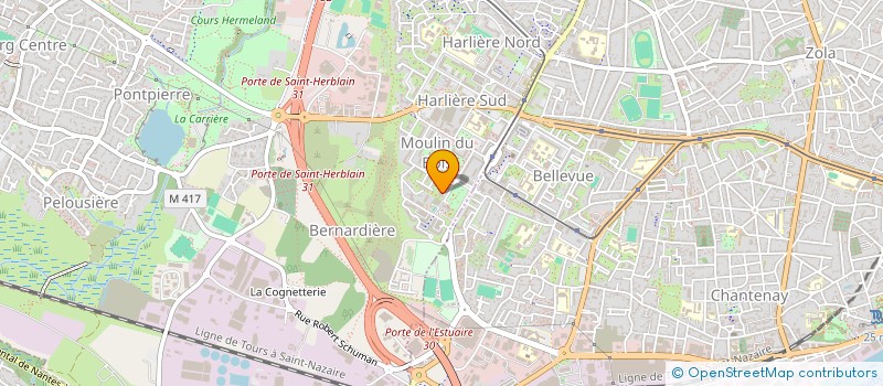 localisation de l'entreprise LOIRE BAT 44 à SAINT-HERBLAIN