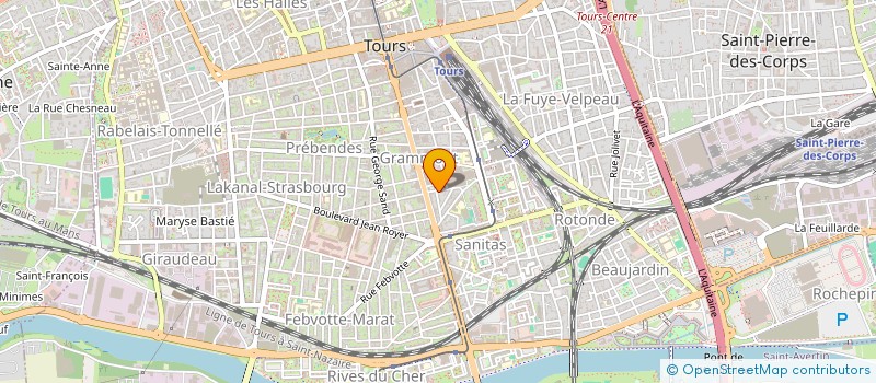 localisation de l'entreprise LOIRE-BERCE  TOURS