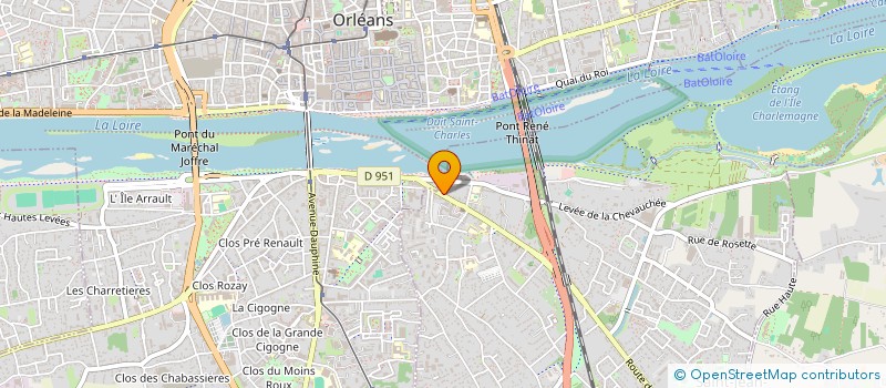 localisation de l'entreprise LOIRE CAPUCINS  SAINT-JEAN-LE-BLANC