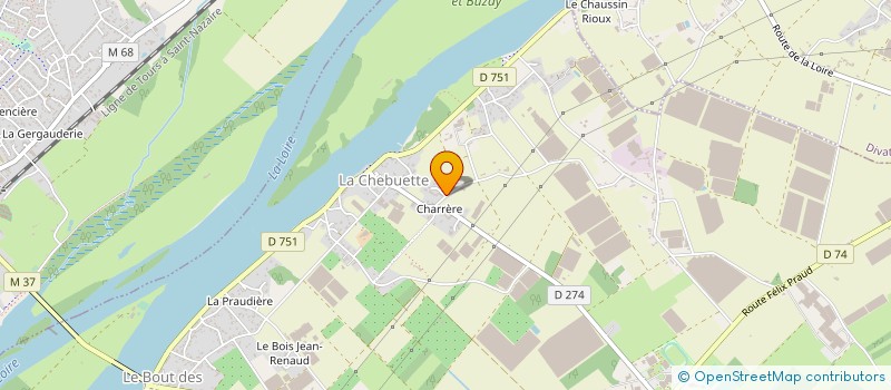 localisation de l'entreprise LOIRE CERAMIQUE à SAINT-JULIEN-DE-CONCELLES