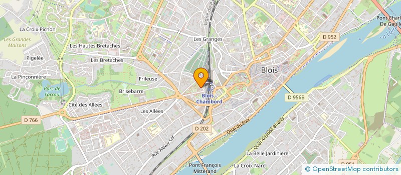 localisation de l'entreprise LOIRE CHAUSSURES à BLOIS