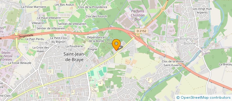 localisation de l'entreprise LOIRE COM à SAINT-JEAN-DE-BRAYE