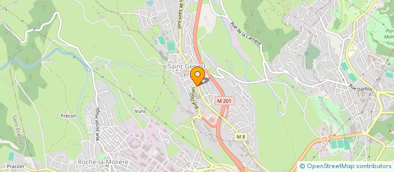 localisation de l'entreprise LOIRE CONSEIL & PATRIMOINE  SAINT-GENEST-LERPT