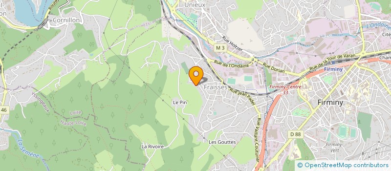 localisation de l'entreprise LOIRE CONSTRUCTION  FRAISSES