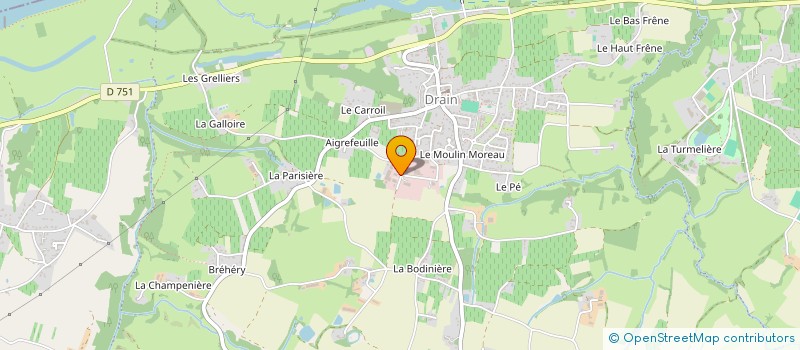 localisation de l'entreprise LOIRE CREATION PAYSAGE  OREE-D'ANJOU