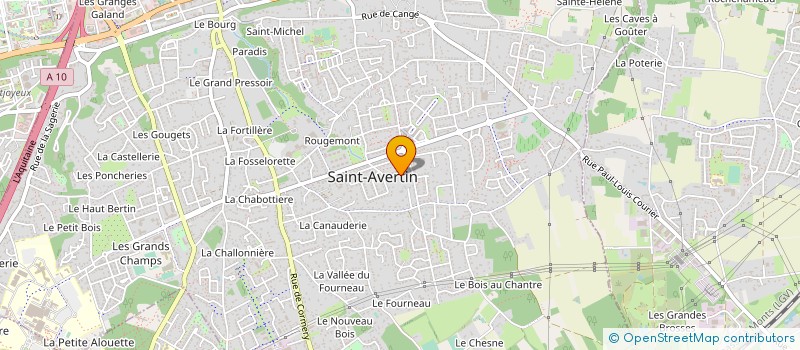 localisation de l'entreprise LOIRE-DESIR CANOE KAYAK CLUB DU PONT DE SAINT COSME  SAINT-AVERTIN