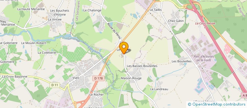 localisation de l'entreprise LOIRE DEVELOPPEMENT SUD  SORINIERES (LES)