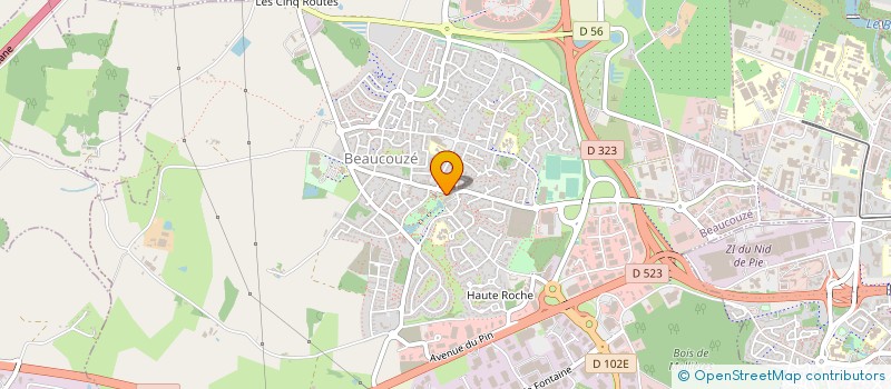localisation de l'entreprise LOIRE ECO DISTRIBUTION à SAINT-LEGER-DE-LINIERES