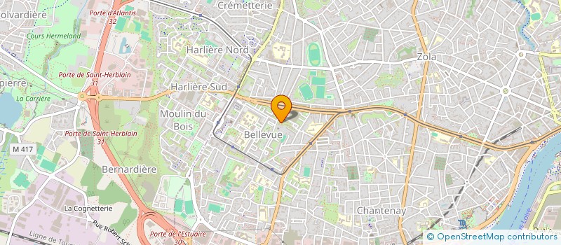 localisation de l'entreprise LOIRE ENDUIT RAVALEMENT à NANTES