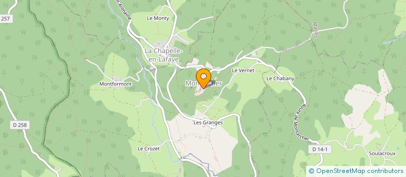 localisation de l'entreprise LOIRE ENDURANCE FOREZ (LEF)  MONTARCHER