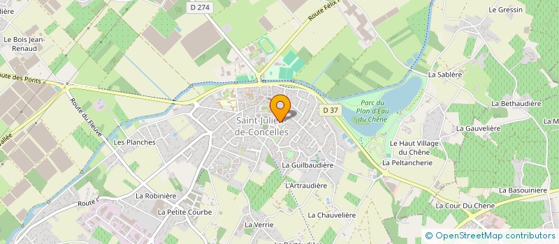 localisation de l'entreprise LOIRE ENERGIE à SAINT-JULIEN-DE-CONCELLES