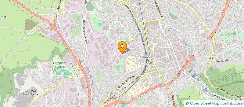 localisation de l'entreprise LOIRE ENTRETIEN  SAINT-ETIENNE