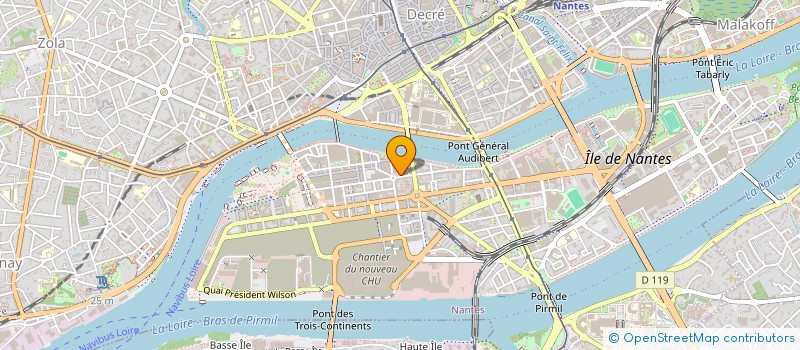 localisation de l'entreprise LOIRE ESTUAIRE à NANTES