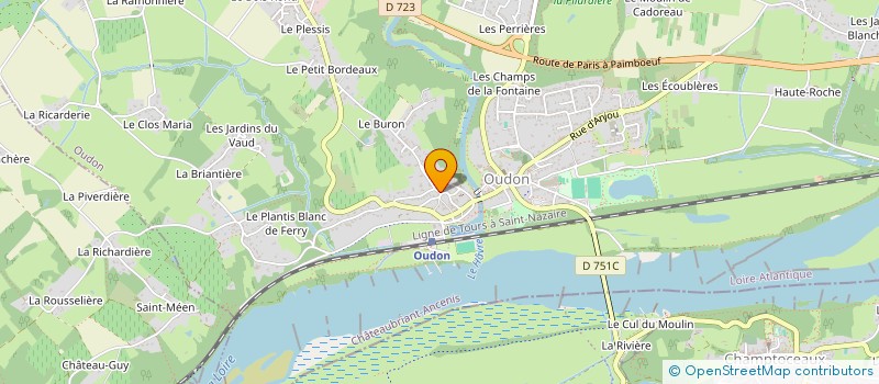 localisation de l'entreprise LOIRE ET DIVATTE  OUDON