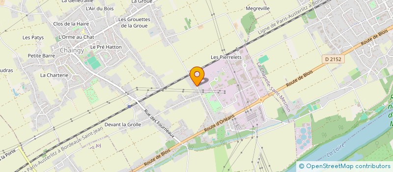 localisation de l'entreprise LOIRE ET PROPRETE à CHAINGY