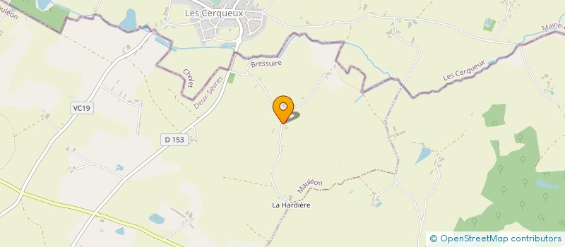 localisation de l'entreprise LOIRE ET SEVRES  MOZE-SUR-LOUET