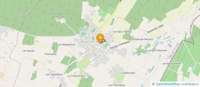 localisation de l'entreprise LOIRE ET TERROIR à ALLONNES
