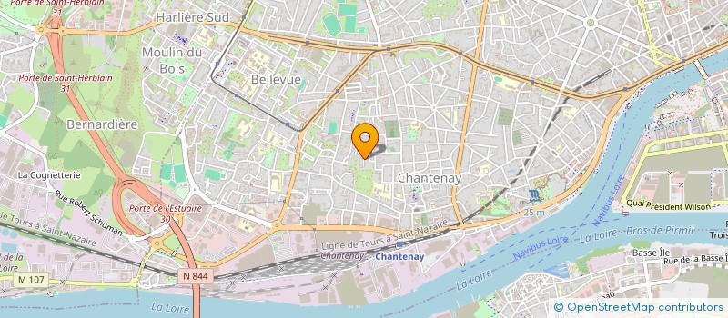 localisation de l'entreprise LOIRE ETANCHEITE à NANTES