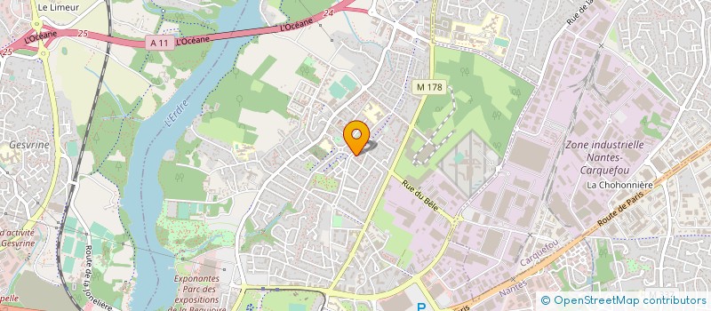 localisation de l'entreprise LOIRE EVENEMENTS à NANTES