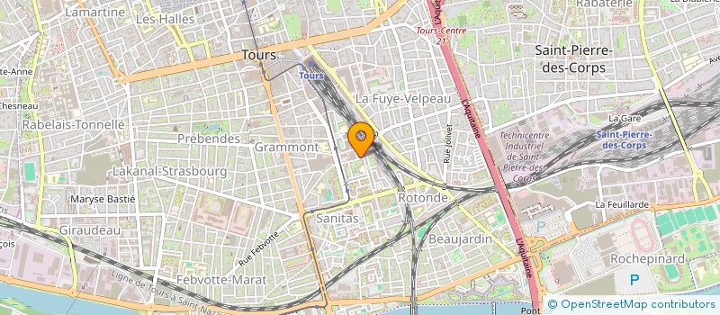 localisation de l'entreprise LOIRE FUTURE - AGENCE COPROPRIETE & TERTIAIRE  ORLEANS
